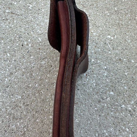 Col Littleton No. 60 phone holster, vintage brown, 63/8" x 3 1/4" x 1/2" - Picture 6 of 8